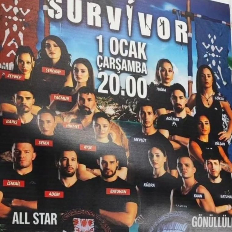 Survivor 2025 Kadrosu